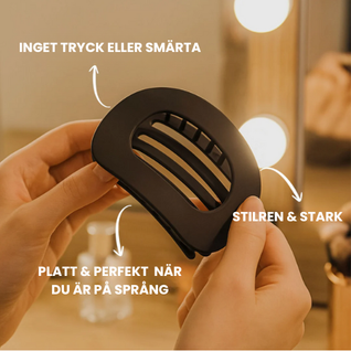 Gripia - Håll håret uppe utan tryck.